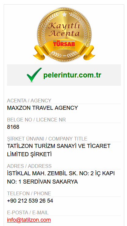 Pelerin Tur TÜRSAB Dijital Doğrulama